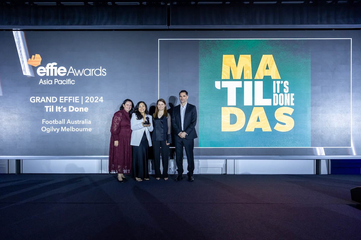 Ogilvy Melbourne crowned 2024 APAC Effies Agency of the Year plus the Grand Effie for Football Australia ‘Til it’s Done’ campaign