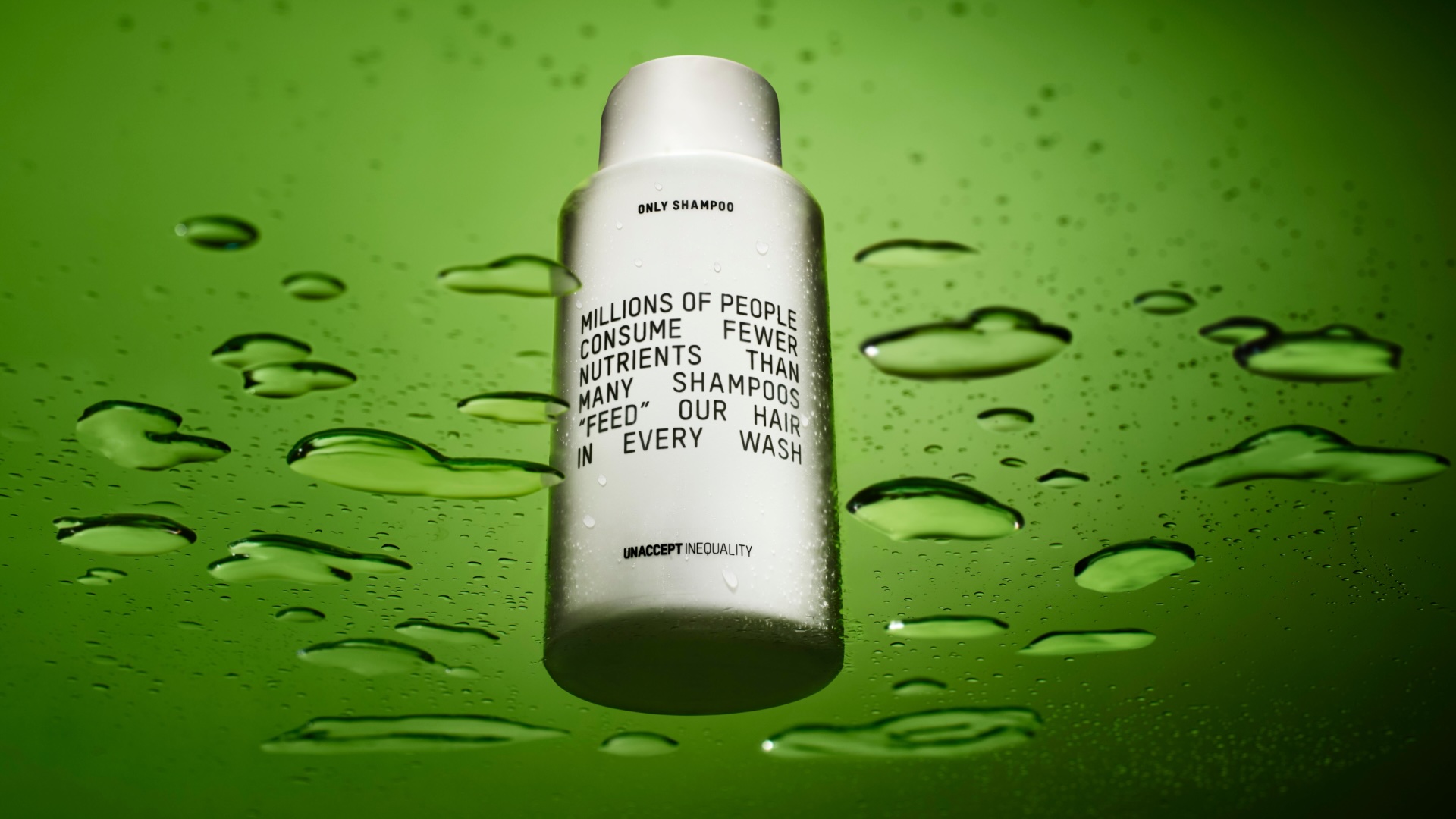 Oxfam partners with Bullfrog to launch ‘ONLY SHAMPOO’ to highlight global food inequality