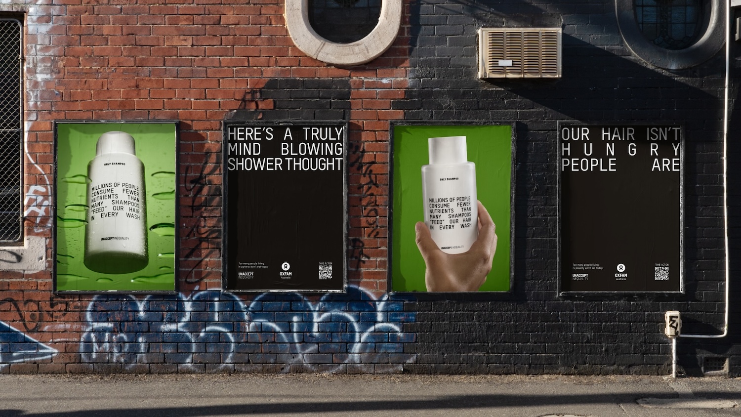 Oxfam partners with Bullfrog to launch ‘ONLY SHAMPOO’ to highlight global food inequality