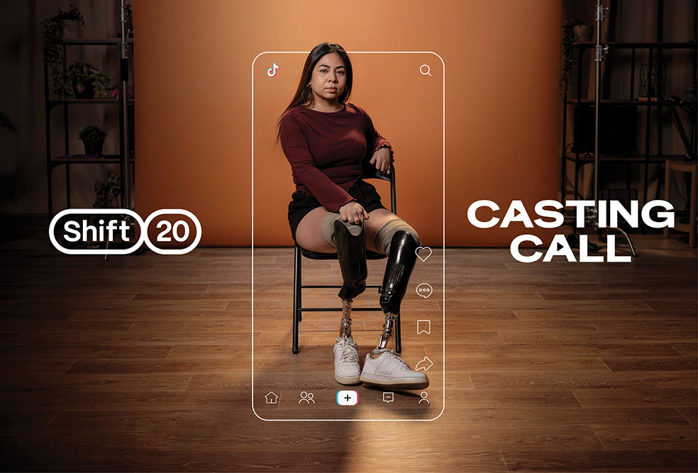 The Shift 20 Initiative launches world-first casting channel on TikTok via Special and PHD making talent with disability accessible