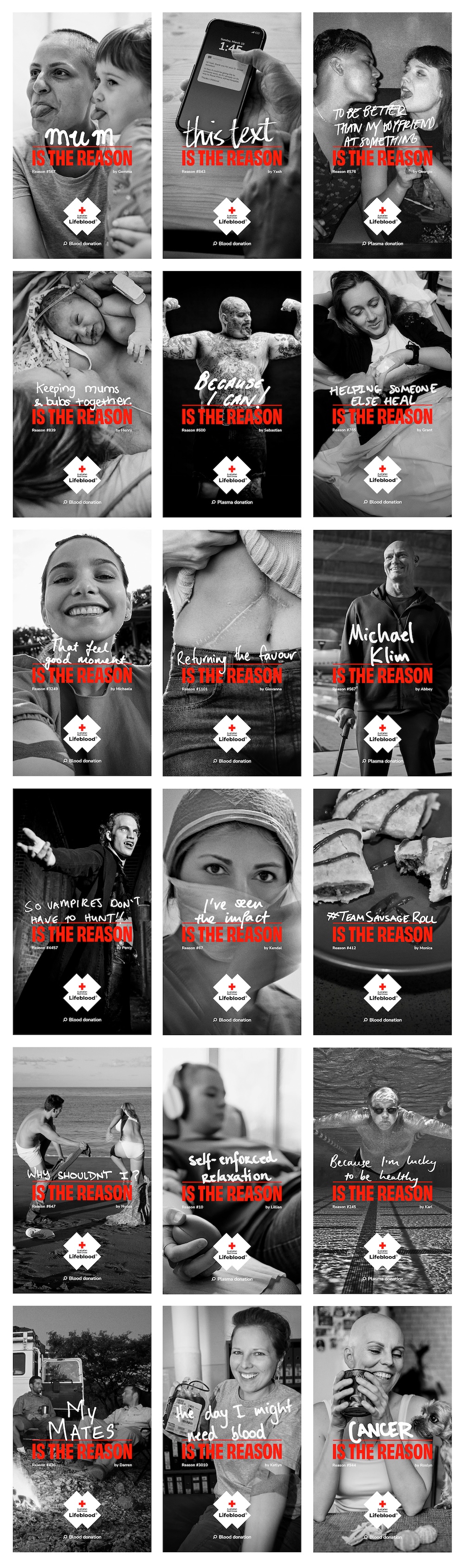 LIFEBLOOD LAUNCHES CAMPAIGN VIA M&C SAATCHI HELPING 100,000 AUSTRALIANS FIND THEIR REASON