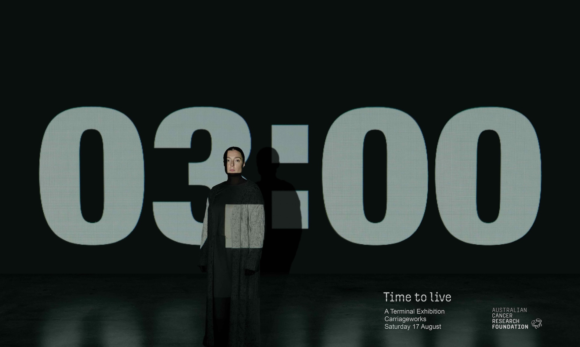 Terminal cancer patient auctions off pieces of remaining time in emotional exhibition for ACRF via The Ministry for Communication & The Arts