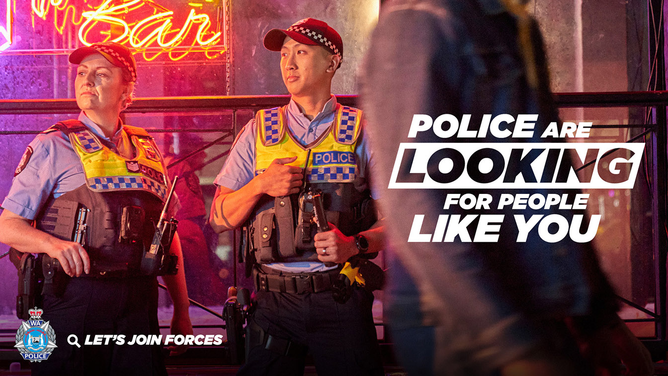 The Western Australia Police Force is looking for ‘People like You’ via Gatecrasher Perth campaign