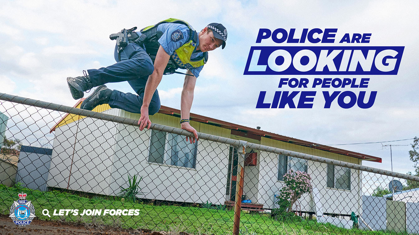 The Western Australia Police Force is looking for ‘People like You’ via Gatecrasher Perth campaign