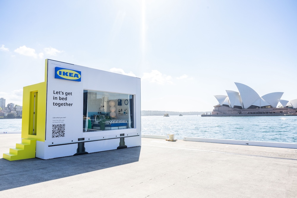 IKEA 24-hour Sleep Billboard LIVE at Circular Quay via Maverick, Havas Host, Mindshare and Mango