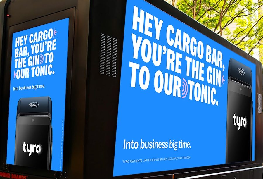 ‘Eat Pay Love’: Tyro celebrates Aussie hospitality obsession in new OOH thank you campaign