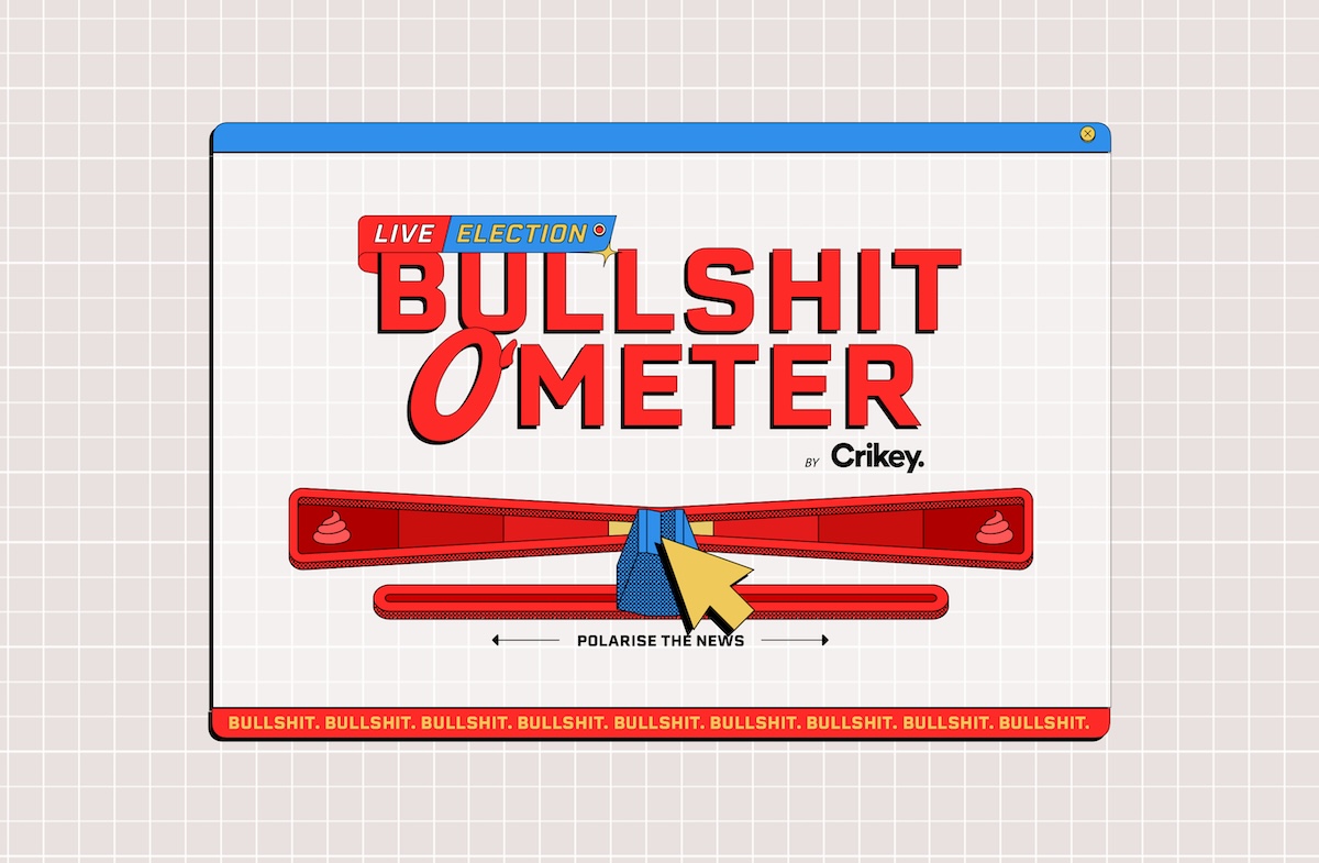 DDB Group Melbourne and Pow Wow Solutions show how easily AI can mutate the news with launch of the Crikey Election Bullshit’o’Meter