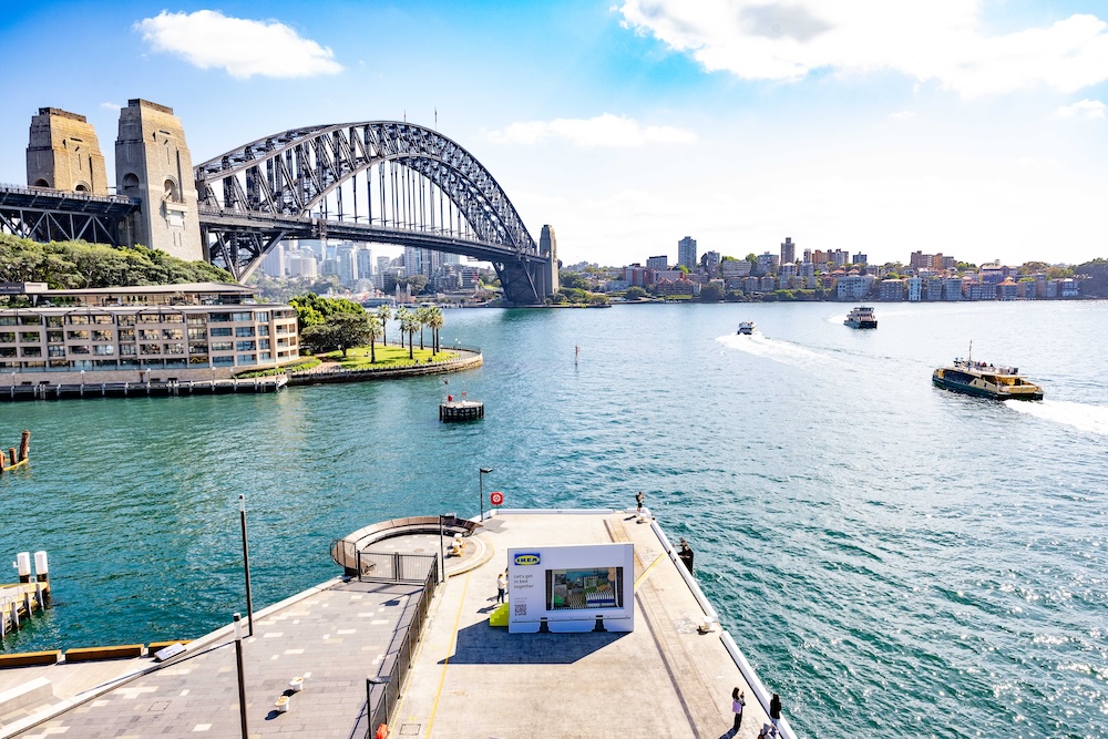 IKEA 24-hour Sleep Billboard LIVE at Circular Quay via Maverick, Havas Host, Mindshare and Mango