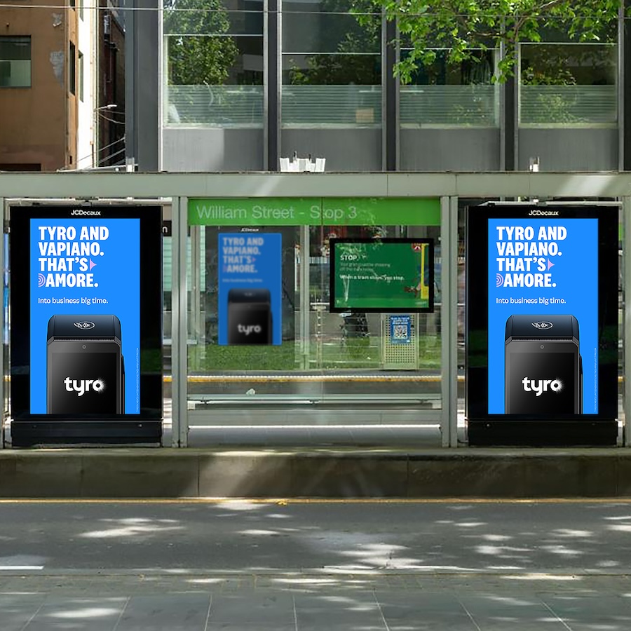 ‘Eat Pay Love’: Tyro celebrates Aussie hospitality obsession in new OOH thank you campaign