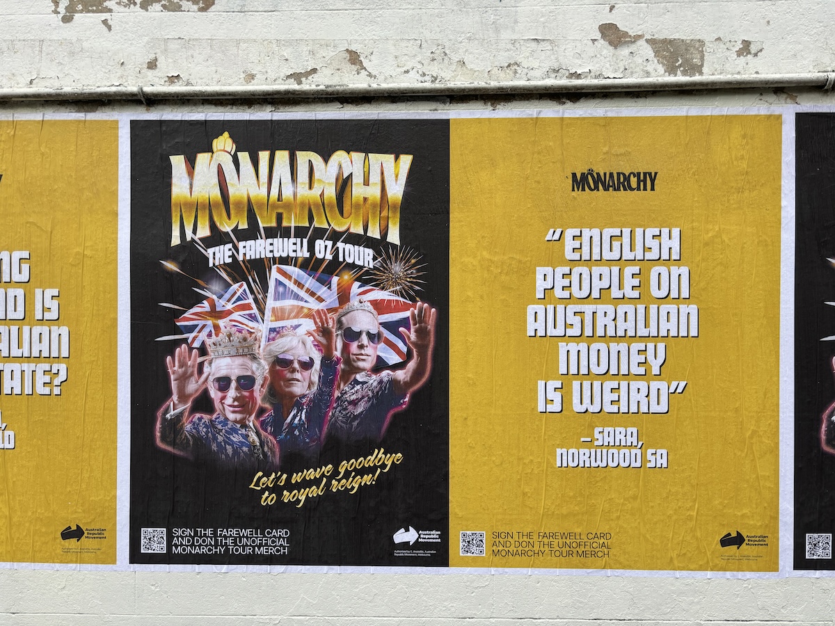 Wave Goodbye to Royal Reign: ARM reignites republic conversation with a satirical reframing of the royal visit via Bureau of Everything