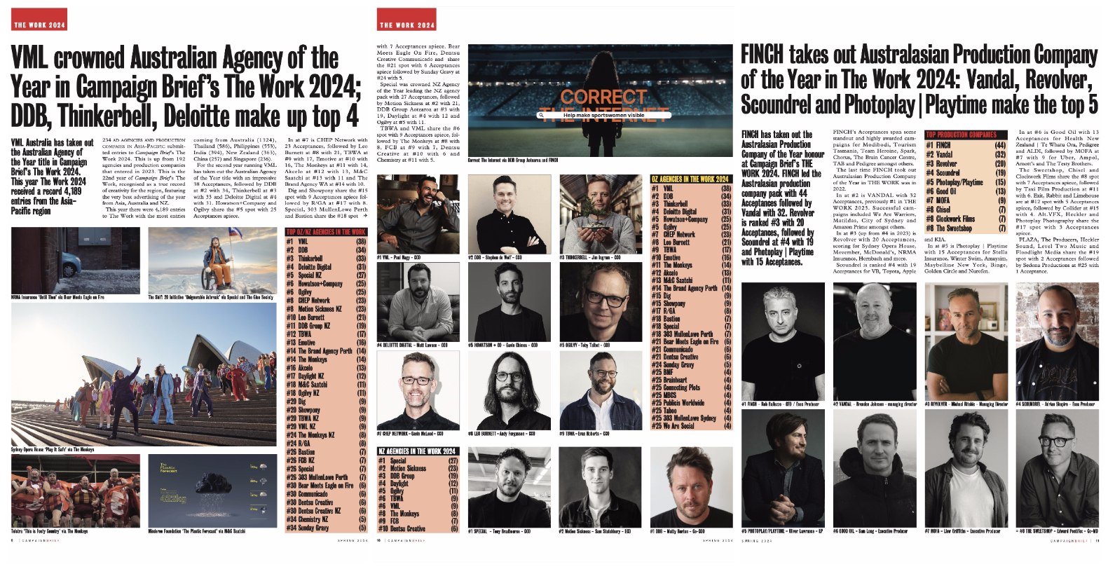 Campaign Brief takes the concerns raised by the community very seriously, especially regarding gender representation in the ad industry and apologises for our thoughtless ‘all male’ visuals