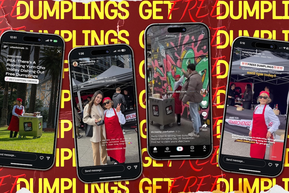 Mr Chen’s celebrates National Dumpling Day with ‘Find Aunty Chen’ via DDB Melbourne and Mango