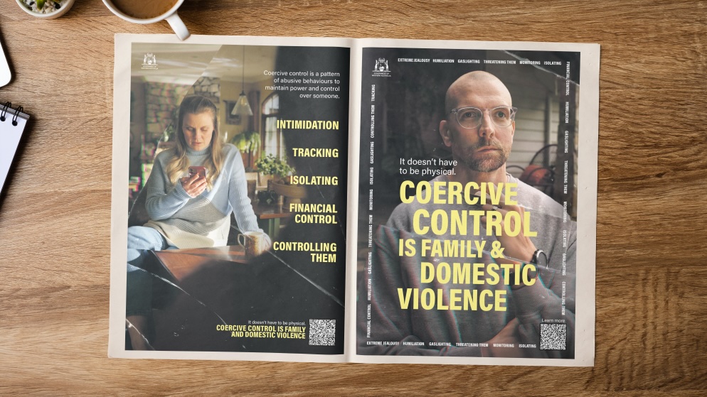 First phase of family and domestic violence campaign launched with 303 MullenLowe Perth