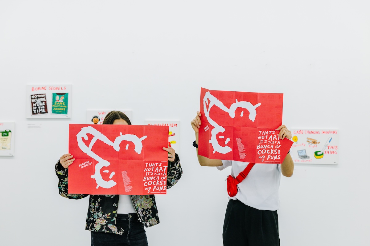 ‘That’s Not Art, It’s Just a Bunch of Cocks and Puns’: Cocogun creative partner Ant Melder showcases art at ‘Rubbish Fantastic’ exhibition