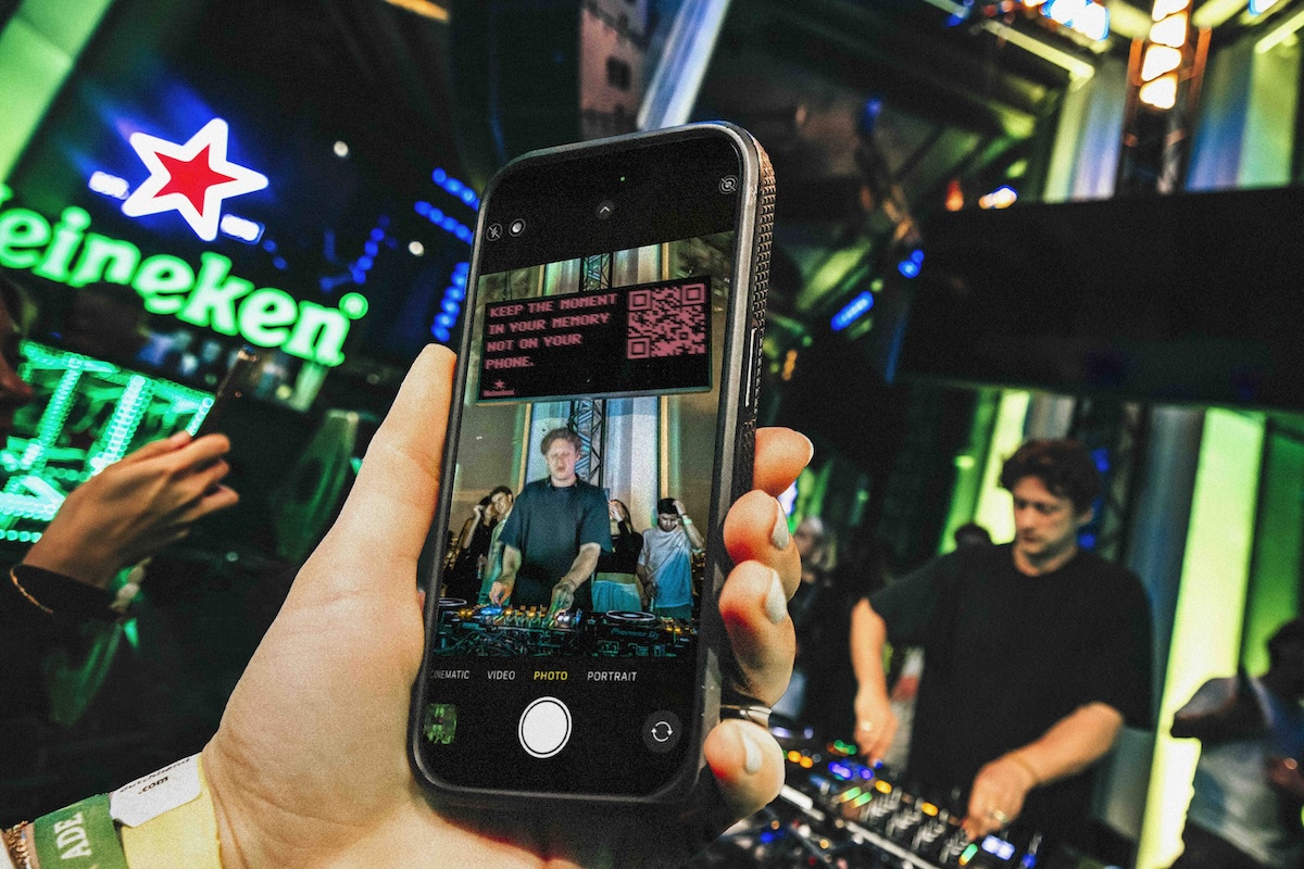 Heineken hides messages at music events around the world to encourage people to put away their phones in new global campaign via LePub