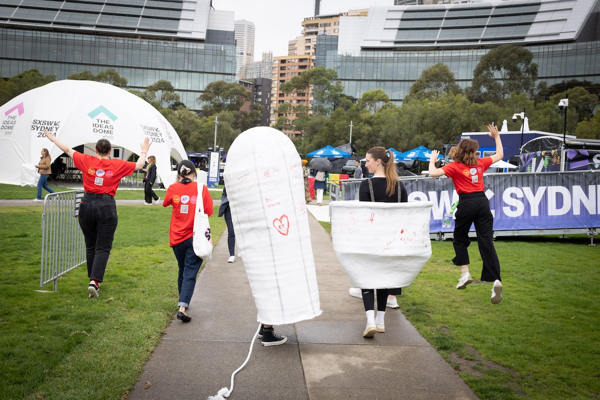 The Cova Project, Kin Fertility and TABOO take aim at period poverty with activation at SXSW Sydney