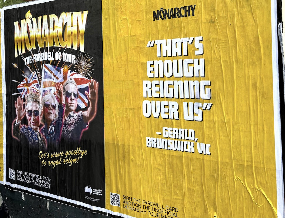 Wave Goodbye to Royal Reign: ARM reignites republic conversation with a satirical reframing of the royal visit via Bureau of Everything