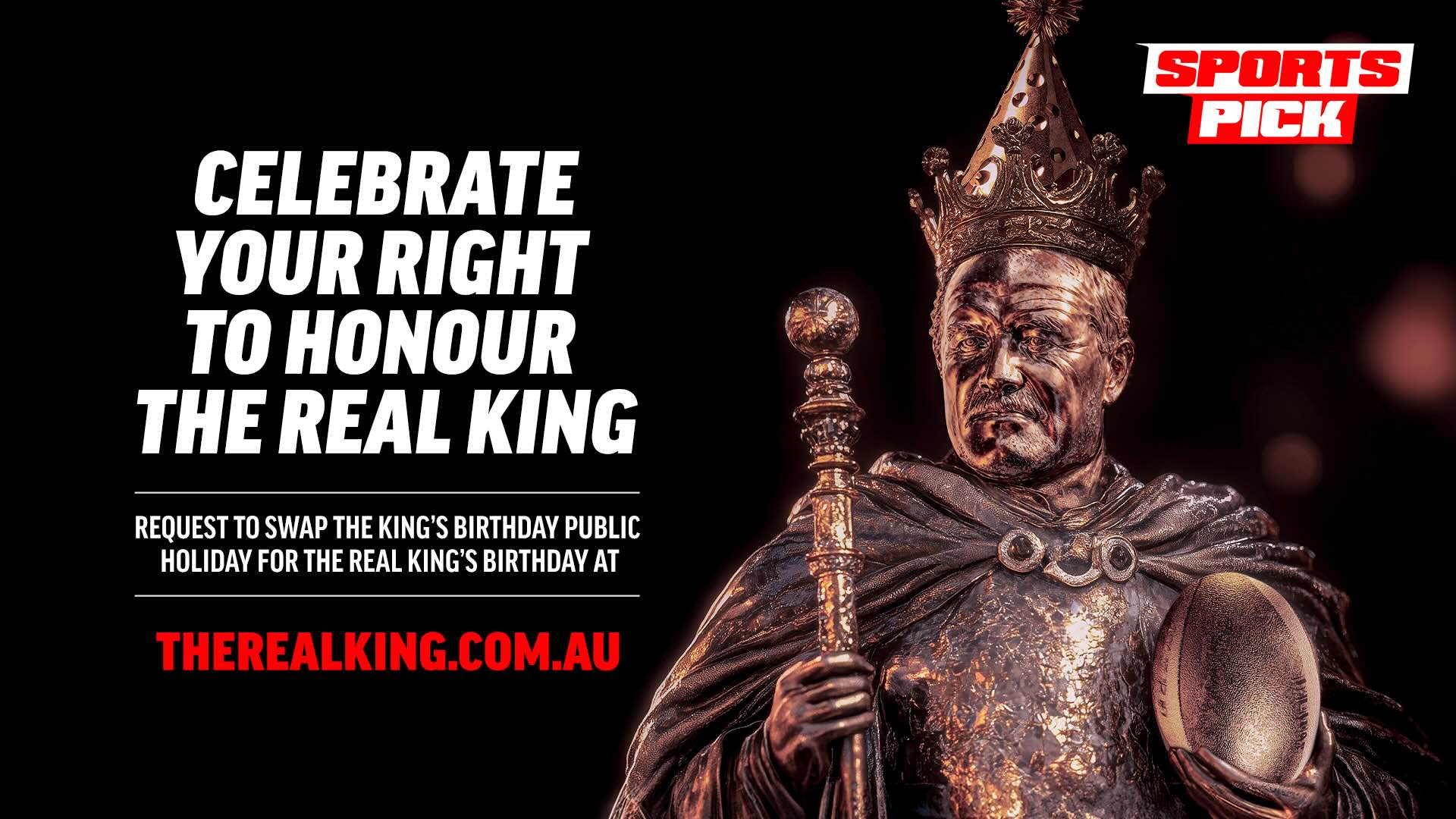 Sportspick urges Queenslanders to honour the ‘Real King’s Birthday’ in new campaign via Enigma