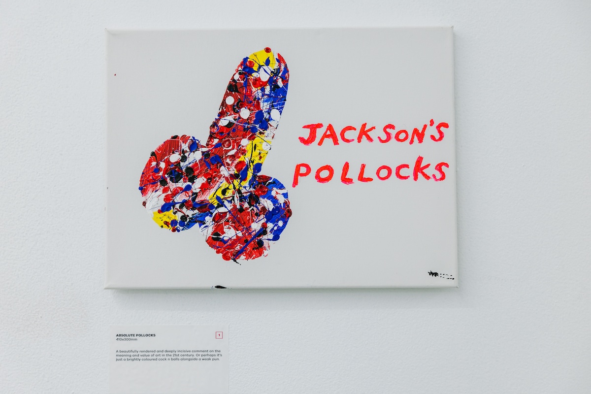 ‘That’s Not Art, It’s Just a Bunch of Cocks and Puns’: Cocogun creative partner Ant Melder showcases art at ‘Rubbish Fantastic’ exhibition
