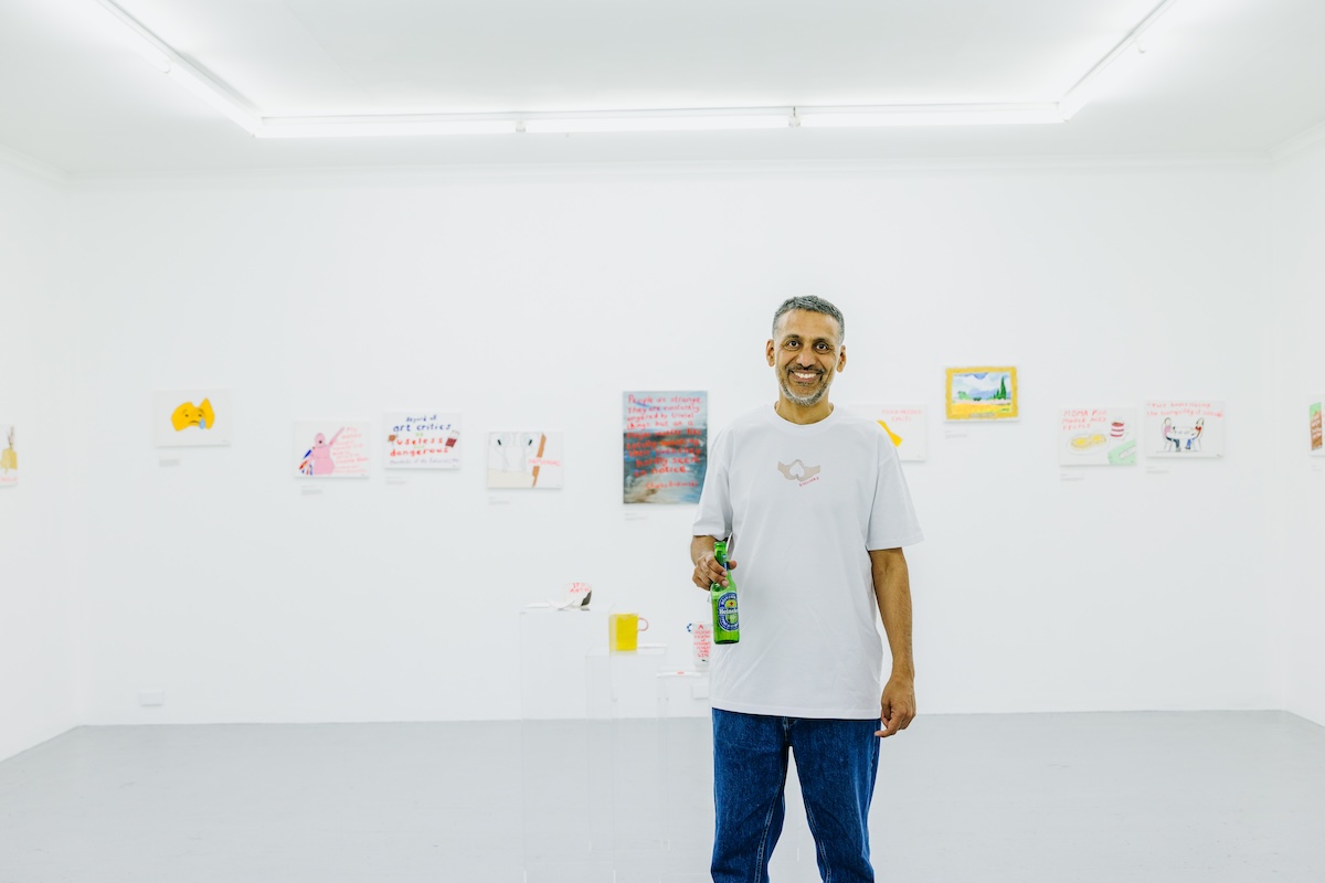 ‘That’s Not Art, It’s Just a Bunch of Cocks and Puns’: Cocogun creative partner Ant Melder showcases art at ‘Rubbish Fantastic’ exhibition