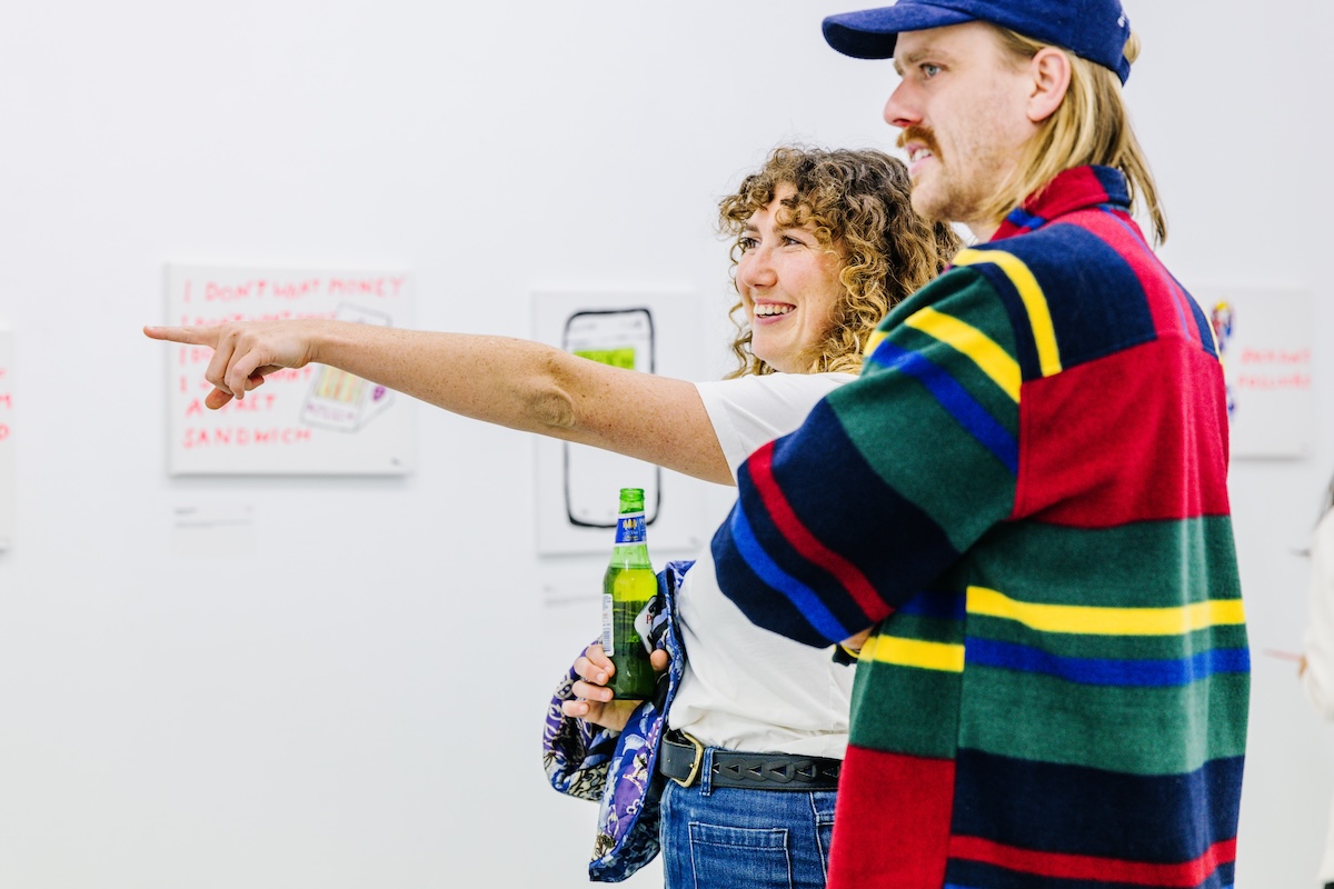 ‘That’s Not Art, It’s Just a Bunch of Cocks and Puns’: Cocogun creative partner Ant Melder showcases art at ‘Rubbish Fantastic’ exhibition