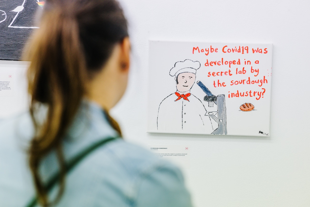 ‘That’s Not Art, It’s Just a Bunch of Cocks and Puns’: Cocogun creative partner Ant Melder showcases art at ‘Rubbish Fantastic’ exhibition