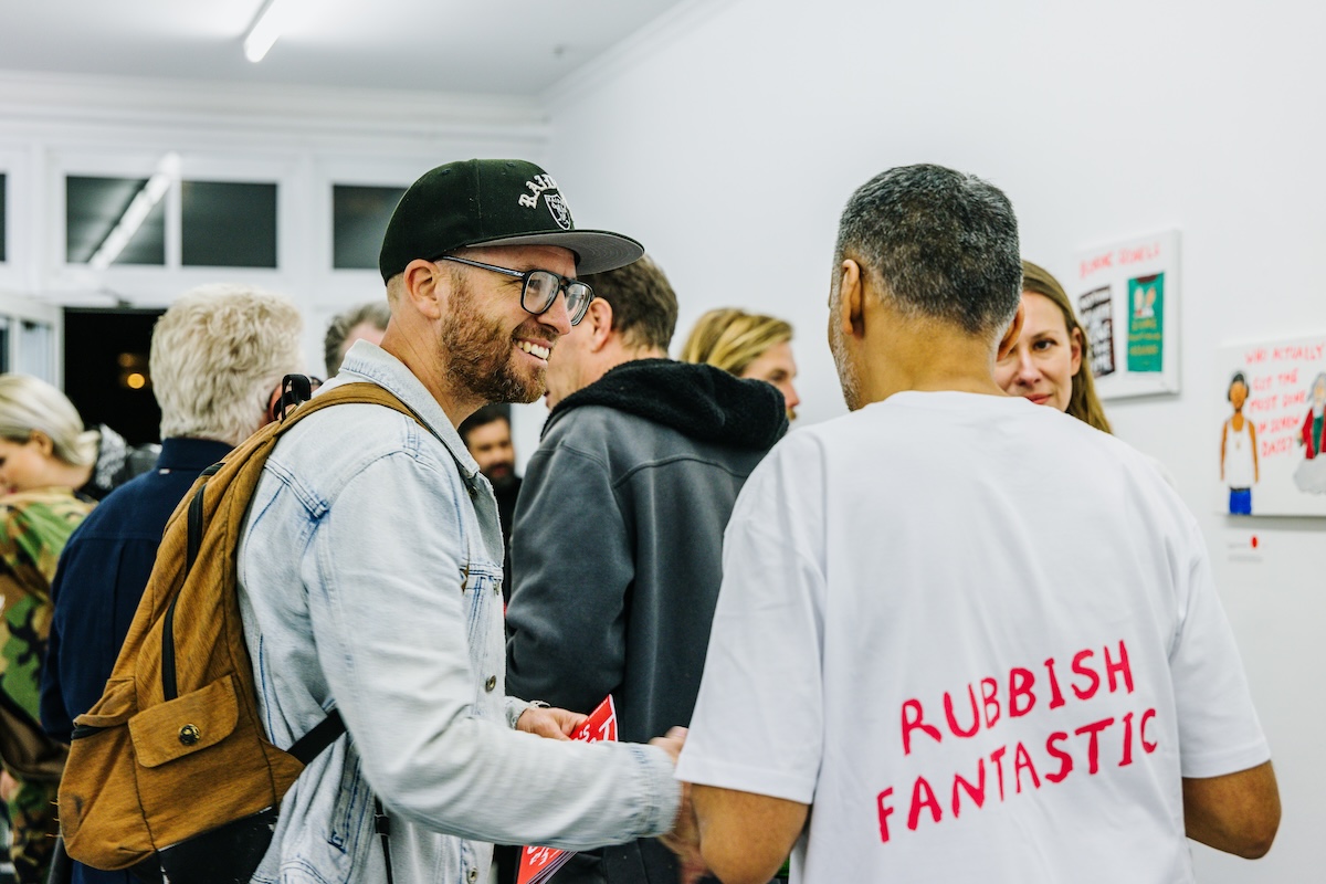 ‘That’s Not Art, It’s Just a Bunch of Cocks and Puns’: Cocogun creative partner Ant Melder showcases art at ‘Rubbish Fantastic’ exhibition