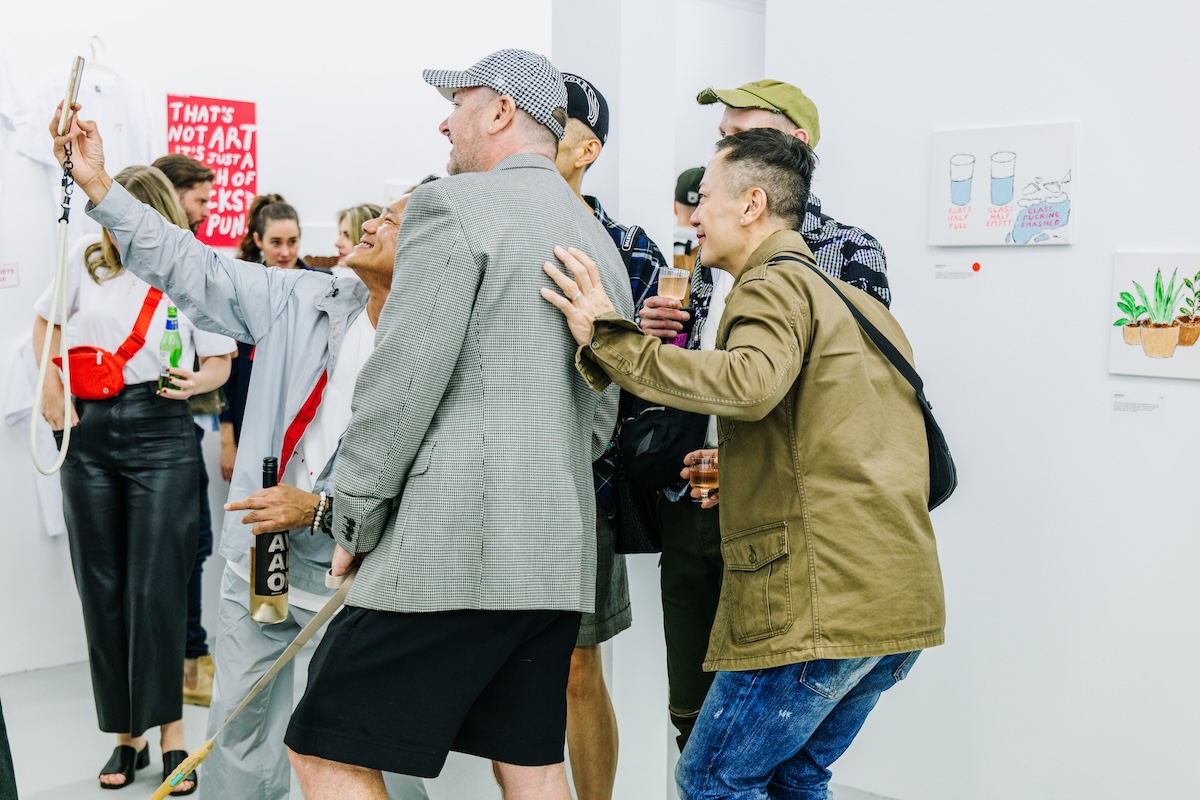 ‘That’s Not Art, It’s Just a Bunch of Cocks and Puns’: Cocogun creative partner Ant Melder showcases art at ‘Rubbish Fantastic’ exhibition