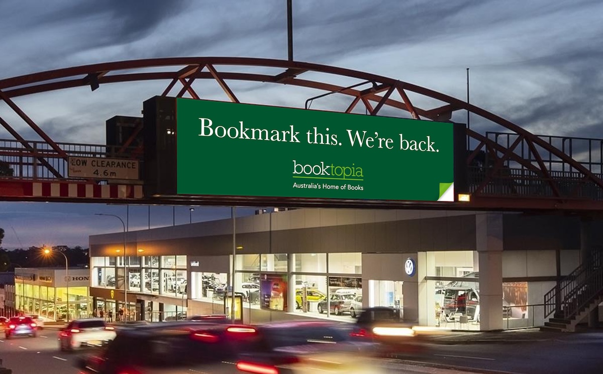 Booktopia is ‘Australia’s home of books’ in nationwide creative campaign via TRP