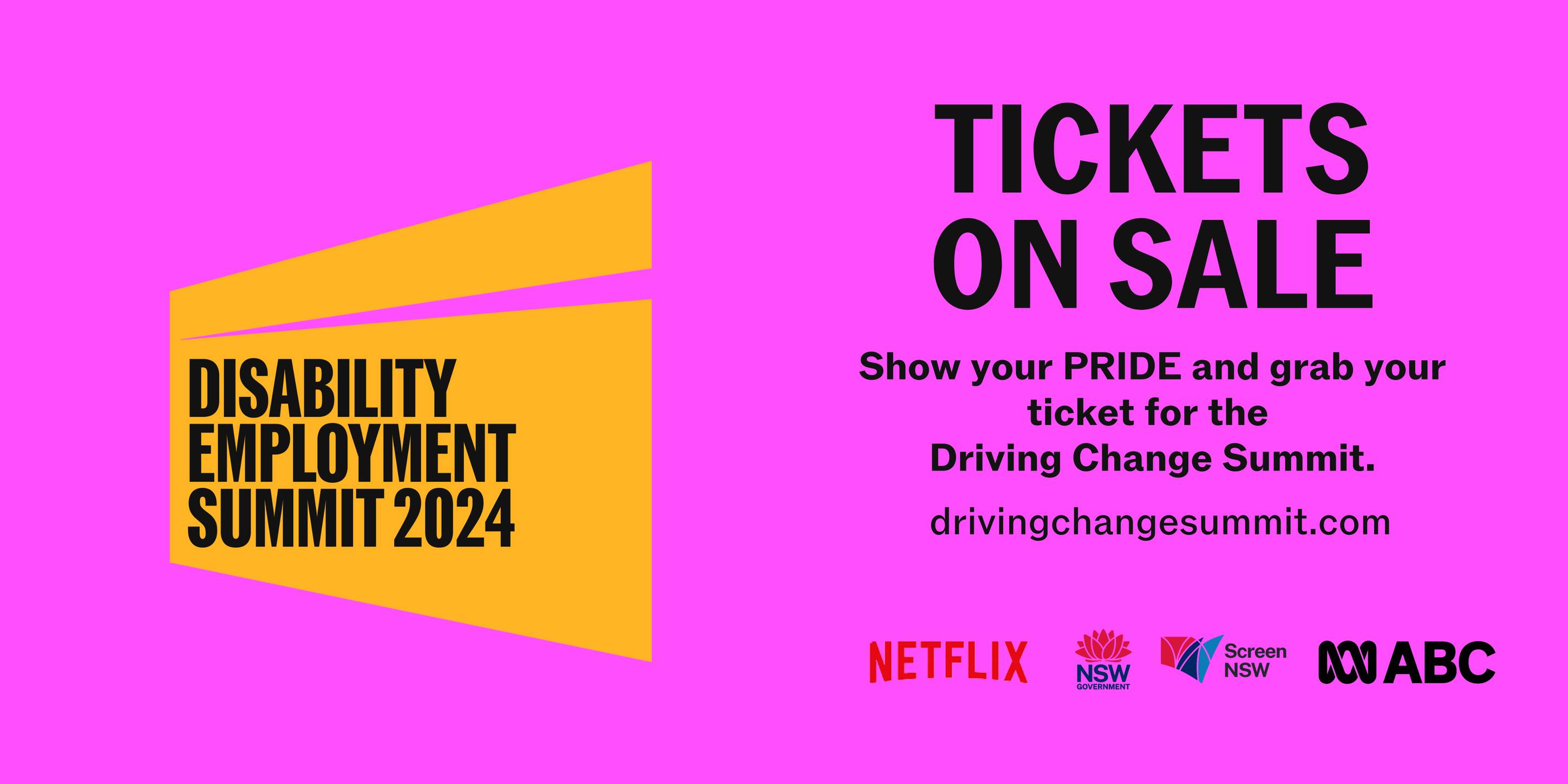 Inaugural Driving Change Summit to explore disability employment in film, TV and commercial production: Held November 18 – 19 in Sydney
