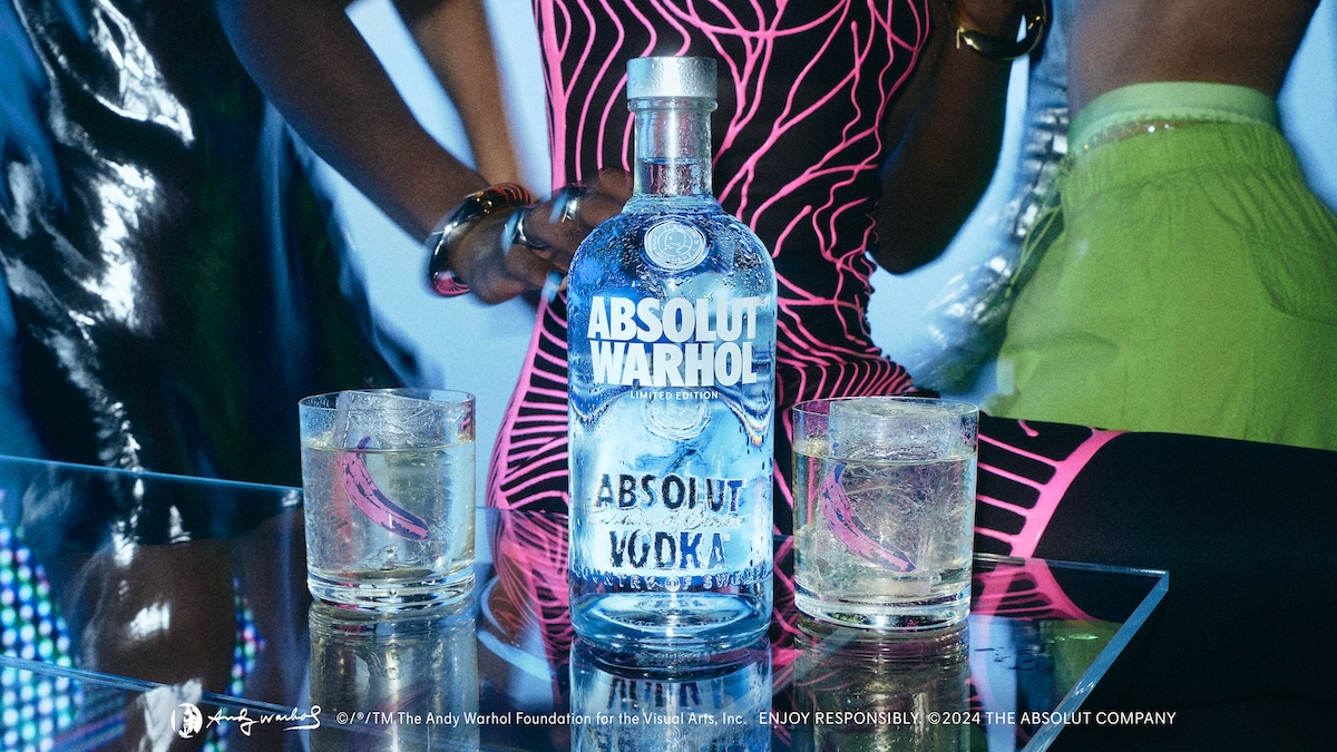 Absolut celebrates rediscovered 1985 Andy Warhol painting with limited-edition bottle