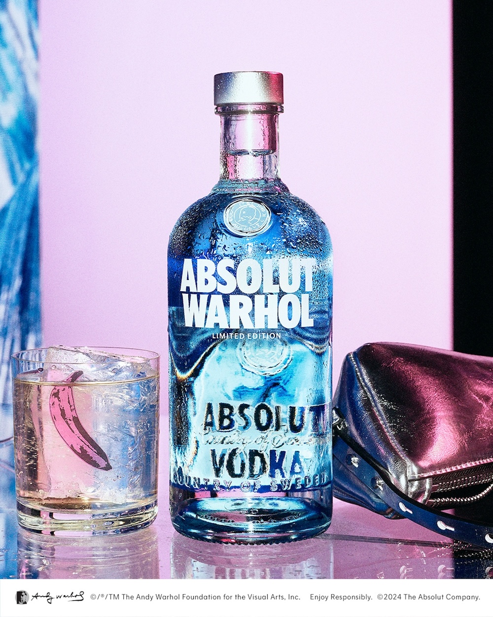 Absolut celebrates rediscovered 1985 Andy Warhol painting with limited-edition bottle