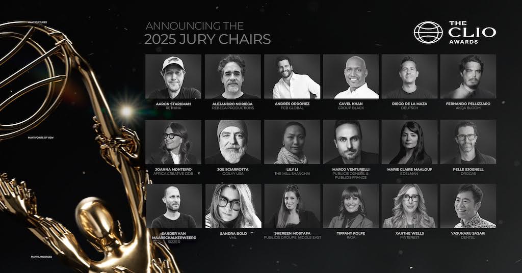Clio Awards announces 2025 jury chairs