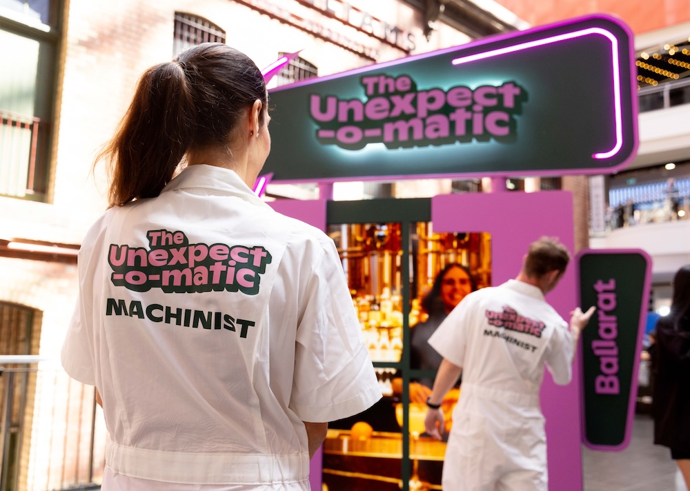 Ballarat extends ‘Brilliantly Unexpected’ brand with larger-than-life activation via Graffiti