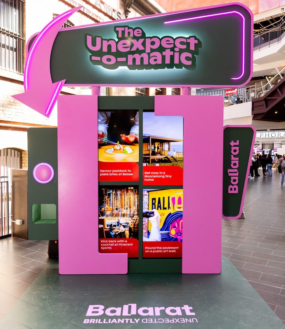 Ballarat extends ‘Brilliantly Unexpected’ brand with larger-than-life activation via Graffiti