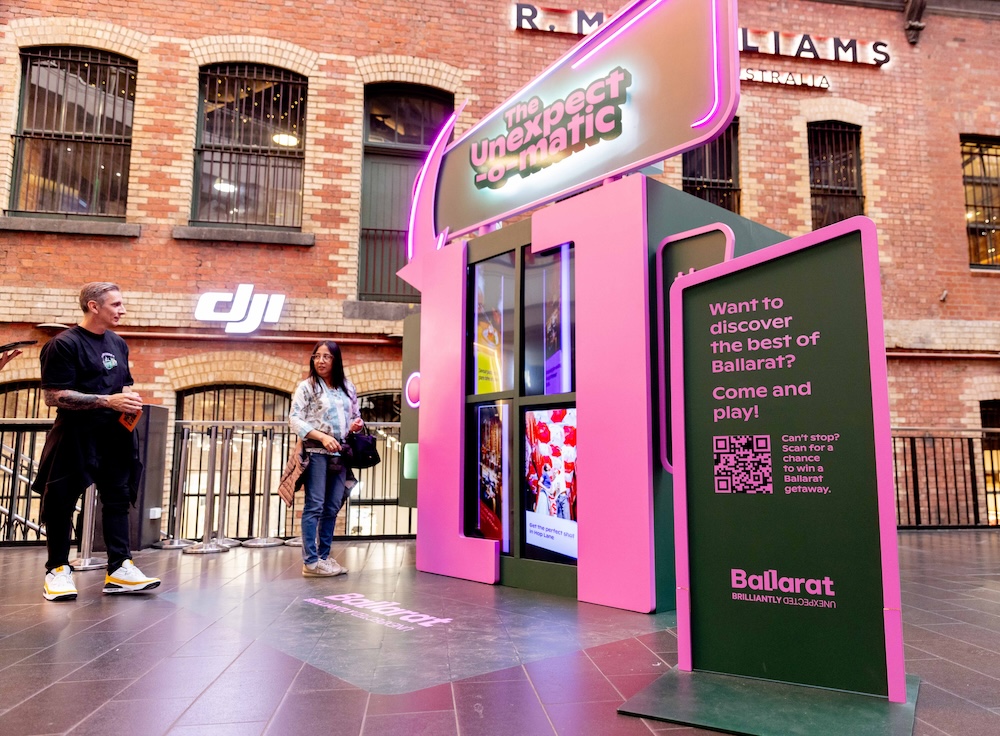 Ballarat extends ‘Brilliantly Unexpected’ brand with larger-than-life activation via Graffiti