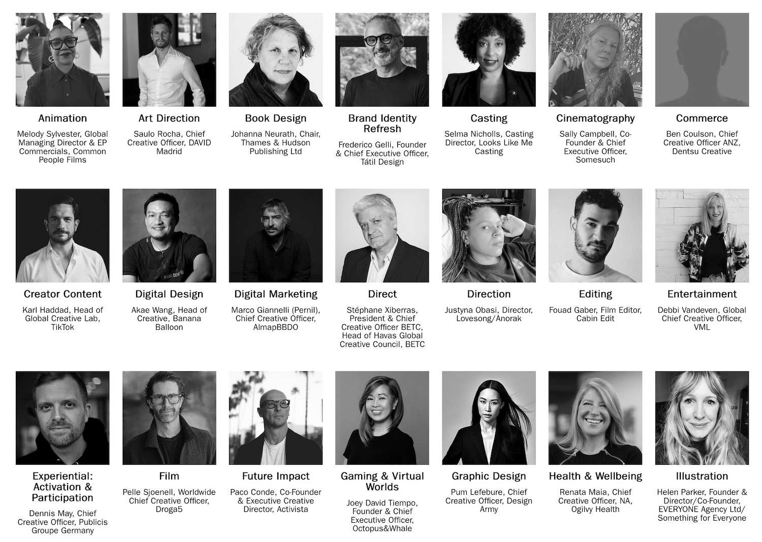 D&AD announces jury presidents for 2025 including Aussie CCOs Gordhan and Coulson