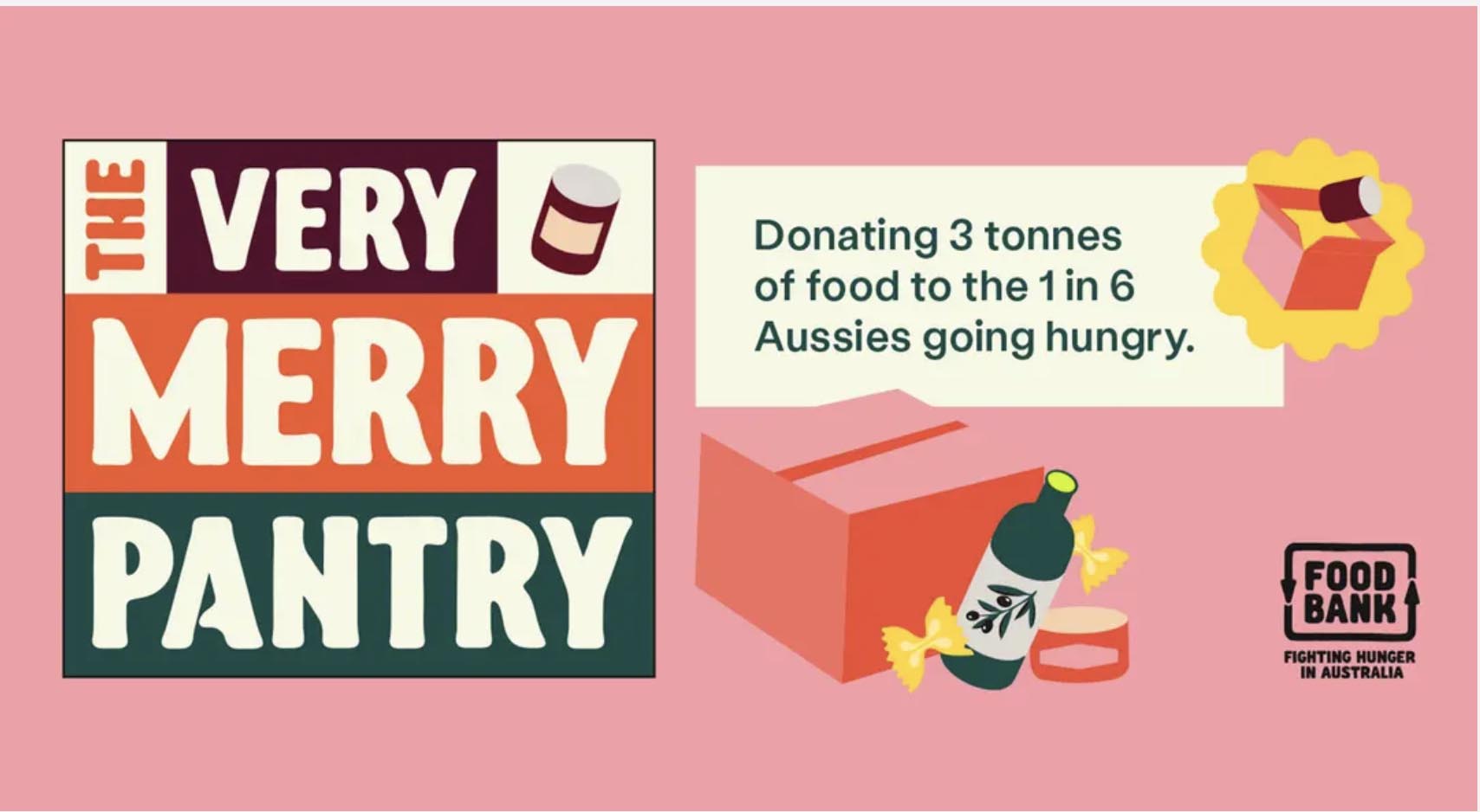Think HQ opens Very Merry Pantry for Foodbank~ Sights set on donating 3 tonnes of food