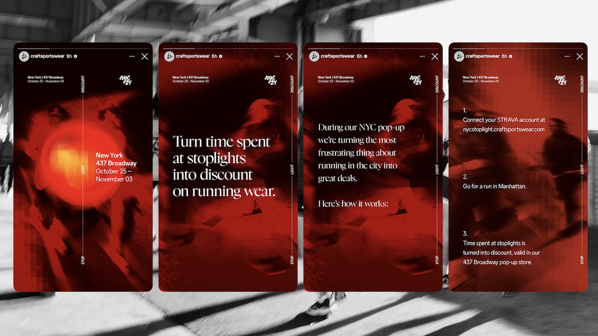 Craft Sportswear campaign turns NYC’s red lights into discounts via Forsman & Bodenfors