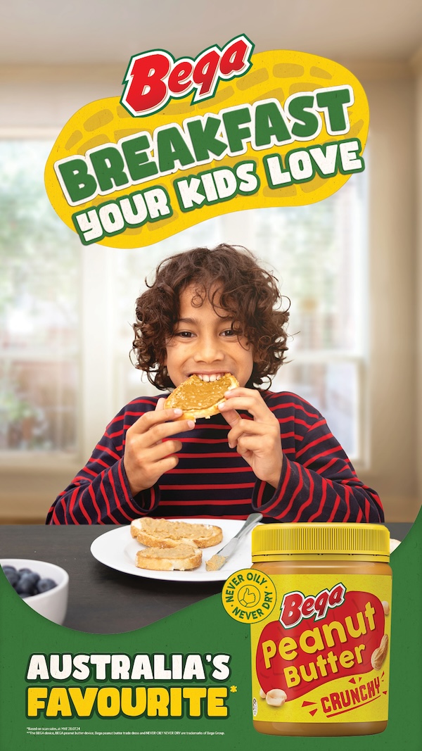 Bega Peanut Butter spreads success in first masterbrand campaign via The Mark Agency