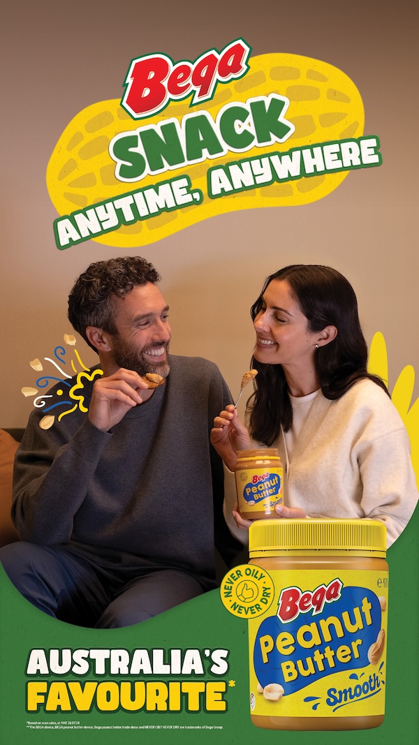 Bega Peanut Butter spreads success in first masterbrand campaign via The Mark Agency