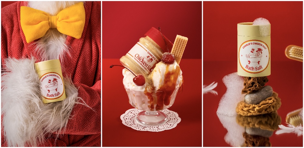 Chargrill Charlie’s launches world first Chicken Salt Bath Salts via Bashful and Hive HQ