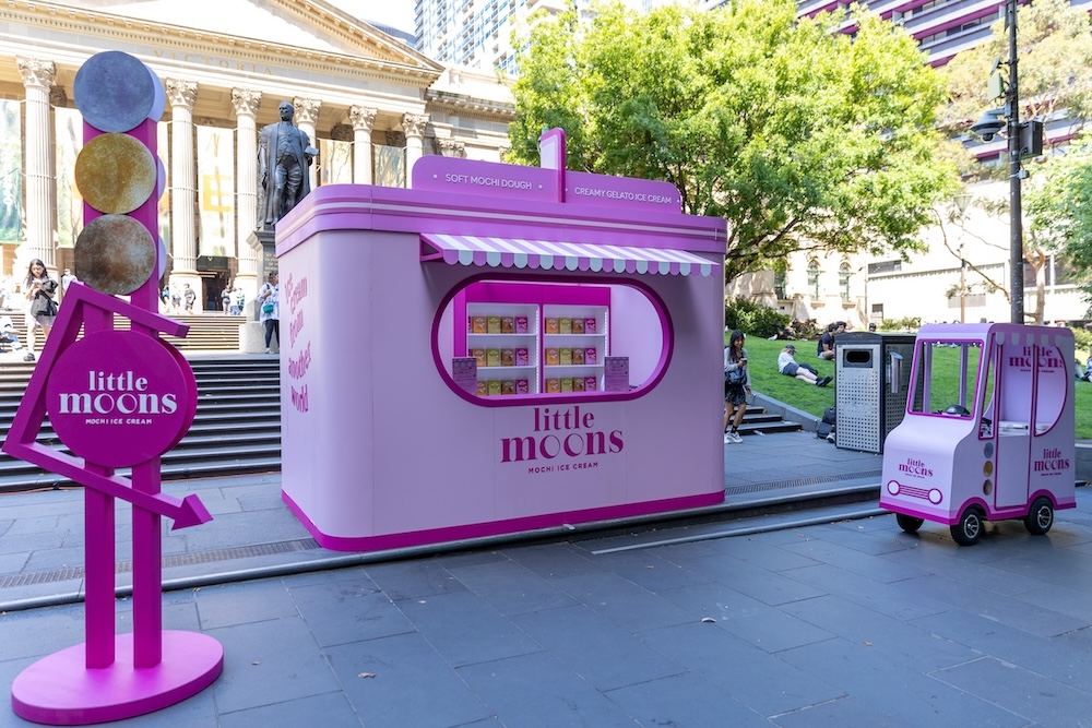 Little Moons launches Ice Cream Shop activation in Melbourne via History Will Be Kind + The Park