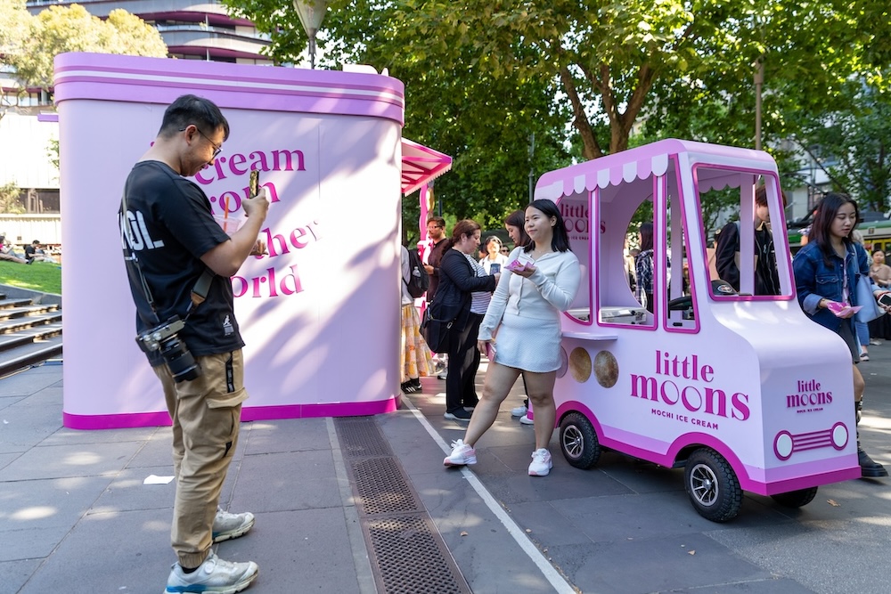 Little Moons launches Ice Cream Shop activation in Melbourne via History Will Be Kind + The Park