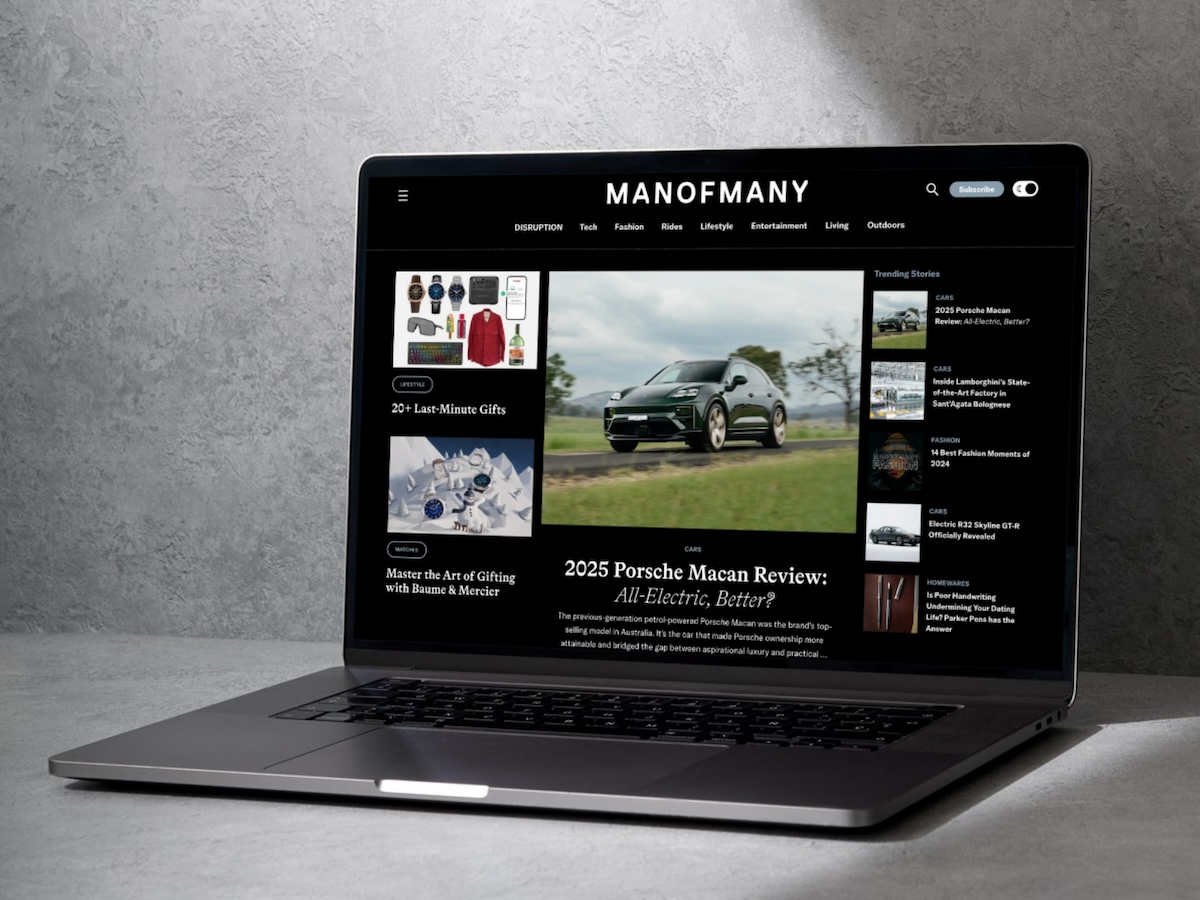 Men’s lifestyle publisher Man of Many launches bold new website design via Daylight Creative NZ