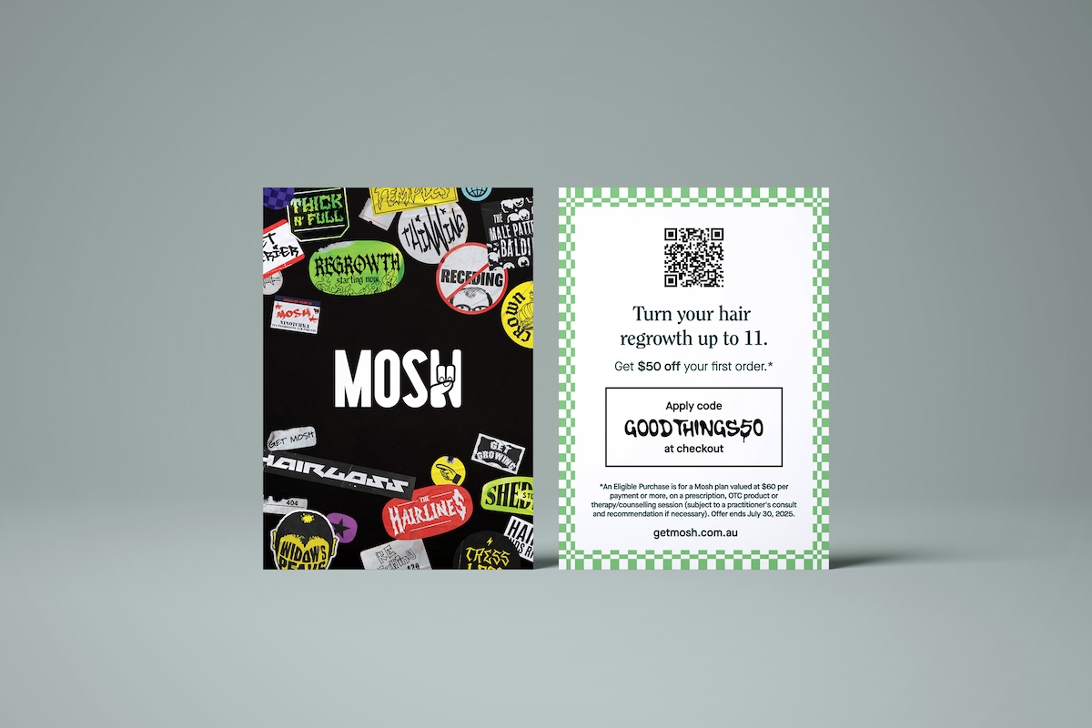 Mosh to launch new activation at Good Things Festival to help headbangers with hair loss