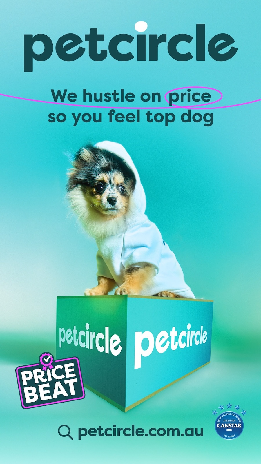 Pet Circle begins a new era with launch of new ‘Price Beat’ campaign and bold brand refresh