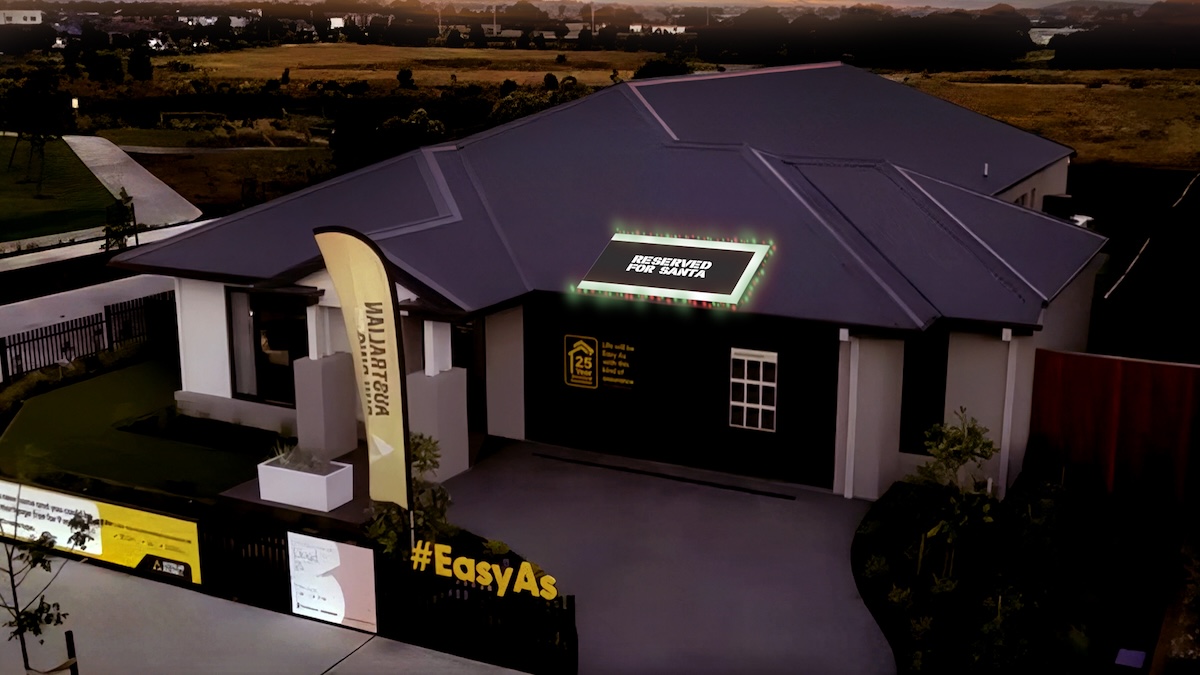 Santa’s got a new rooftop reservation, thanks to Australian Building Co. and Hook Creative Studio