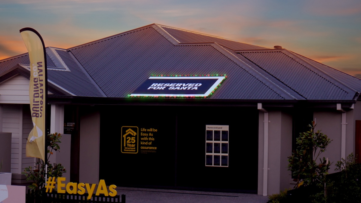Santa’s got a new rooftop reservation, thanks to Australian Building Co. and Hook Creative Studio