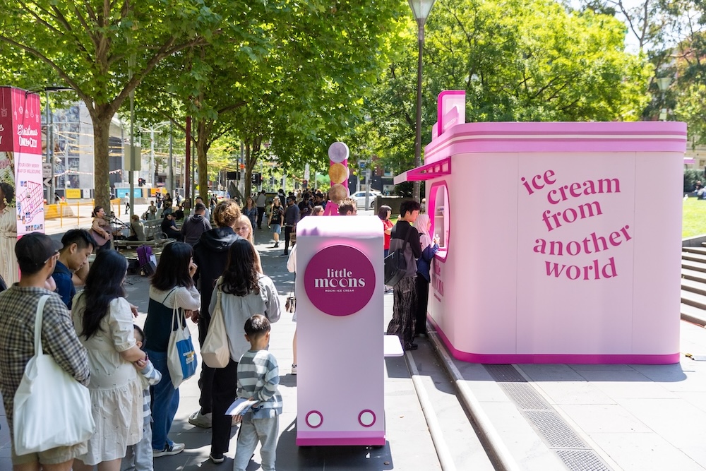 Little Moons launches Ice Cream Shop activation in Melbourne via History Will Be Kind + The Park